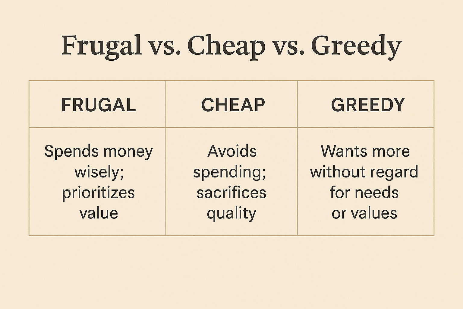 frugality: A Timeless Value in Life and Leadership